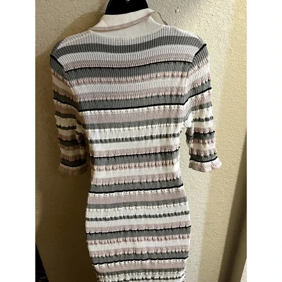 Adam Lippes Striped Midi Polo Dress - Picture 10 of 15